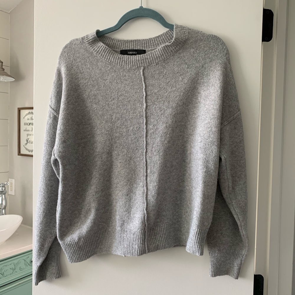 Grey Forever 21 Sweater